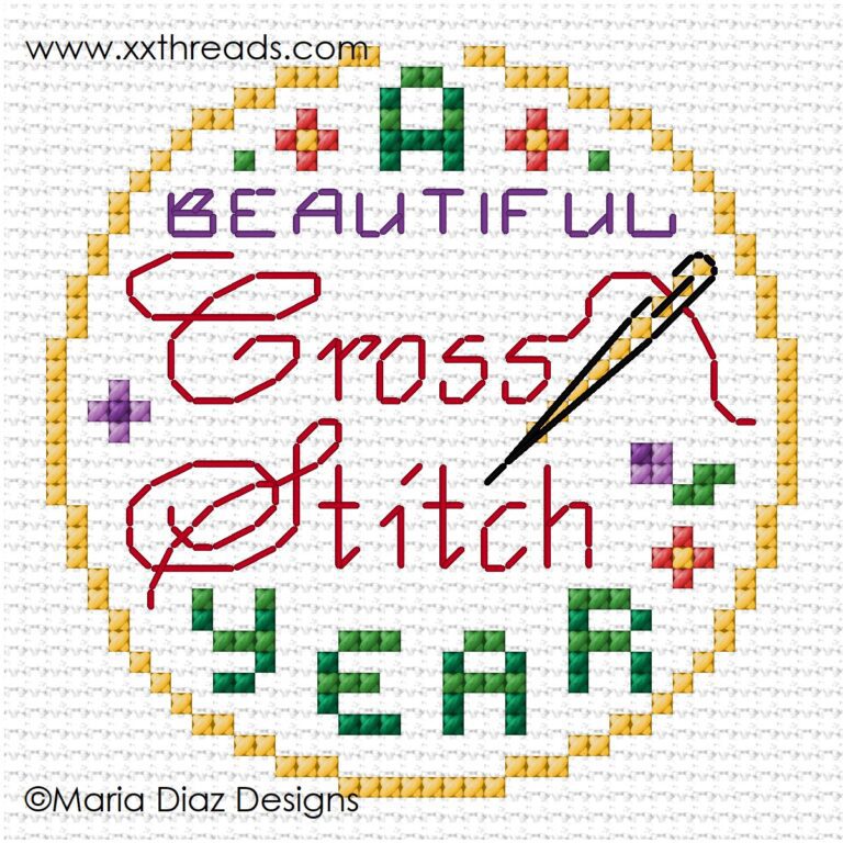 Patroon  A Beautiful Cross Stitch Year  3 januari 2022