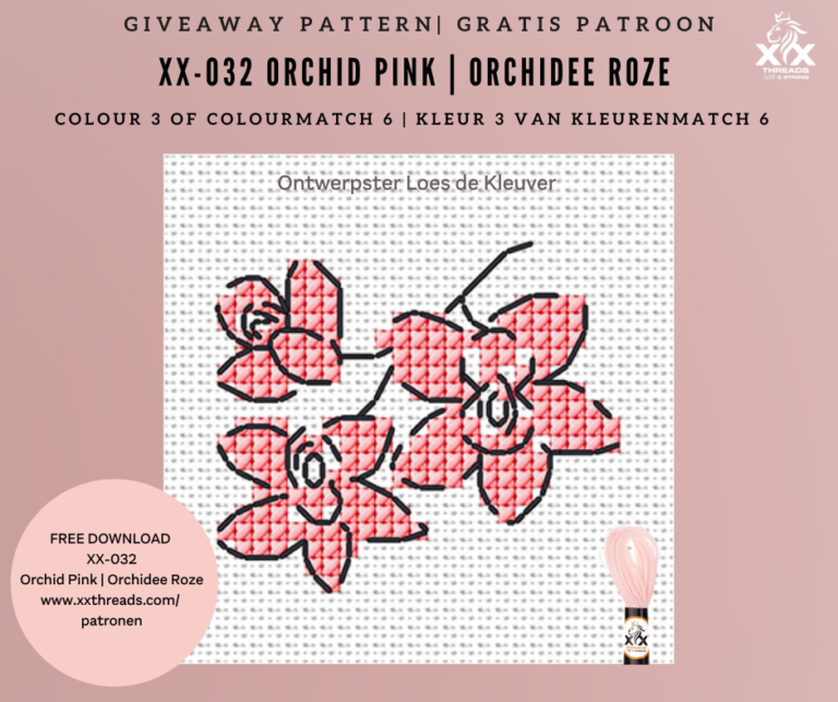 Patroon  Kleurenmatch 6 Kleur 3 Orchidee Roze  1 april 2022