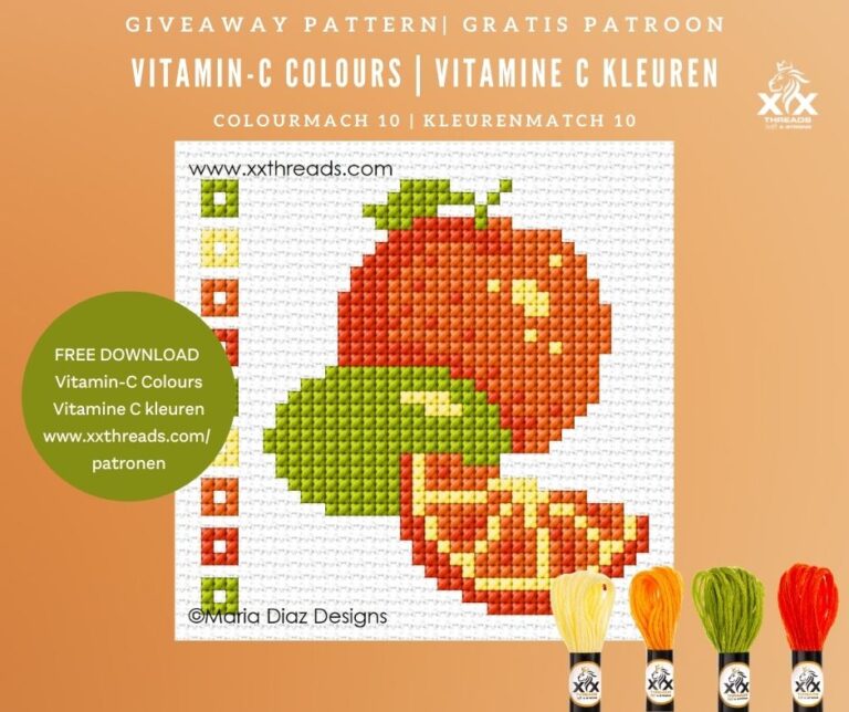 Patroon  Kleurenmatch 10 Vitamine C kleuren  1 juni 2022